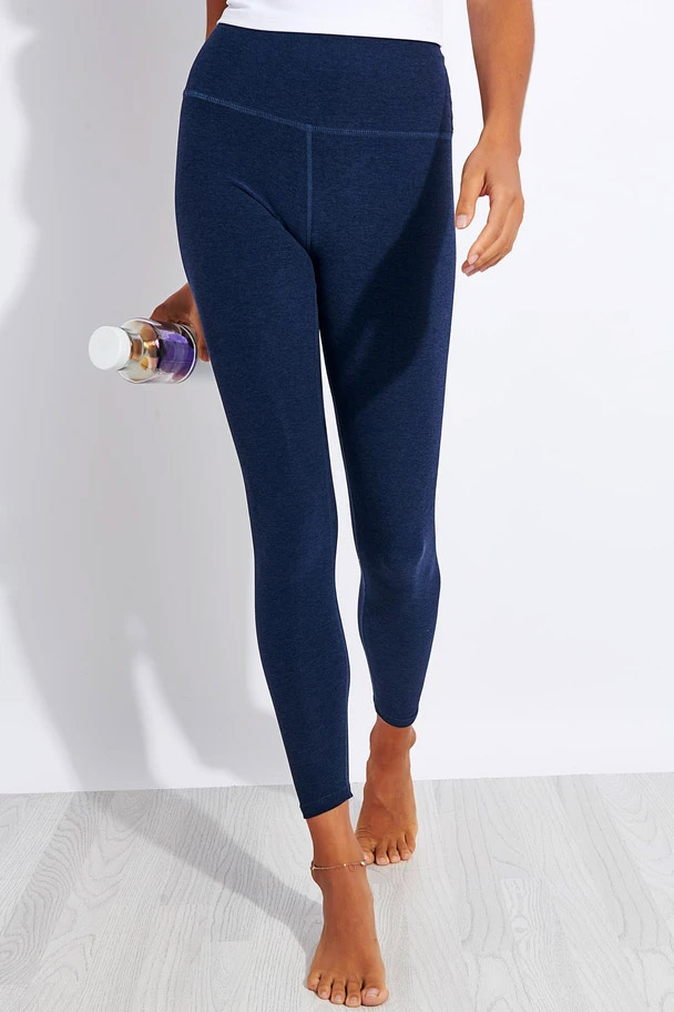 Beyond Yoga Spacedye Caught In The Midi High Waisted Legging - Nocturnal Navy