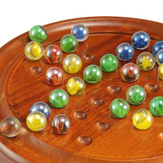 Solitaire - 15" Grand Mahogany Wooden Solitaire
