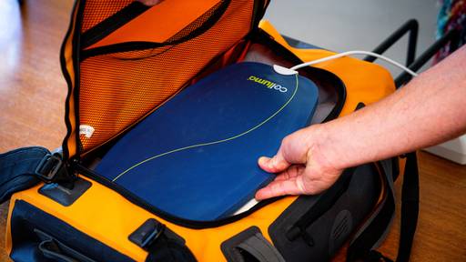 Celluma FACE is small enough to fit in your personal lounge for your next vacation.