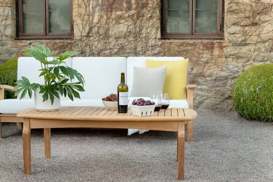 Winnie Outdoor Teak Bistro Set Yardbird