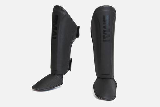 Elite85 Muay Thai Shin Guards - Black