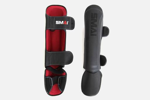 Elite85 Muay Thai Shin Guards - Black