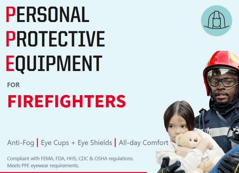 Prescription Firefighters Safety Glasses & Eye Protection