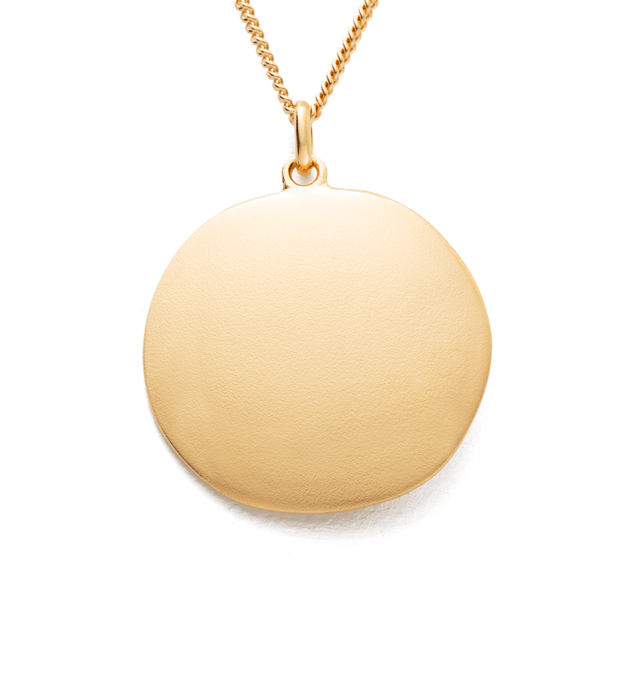 BY THE SEA COIN NECKLACE (18K GOLD VERMEIL)