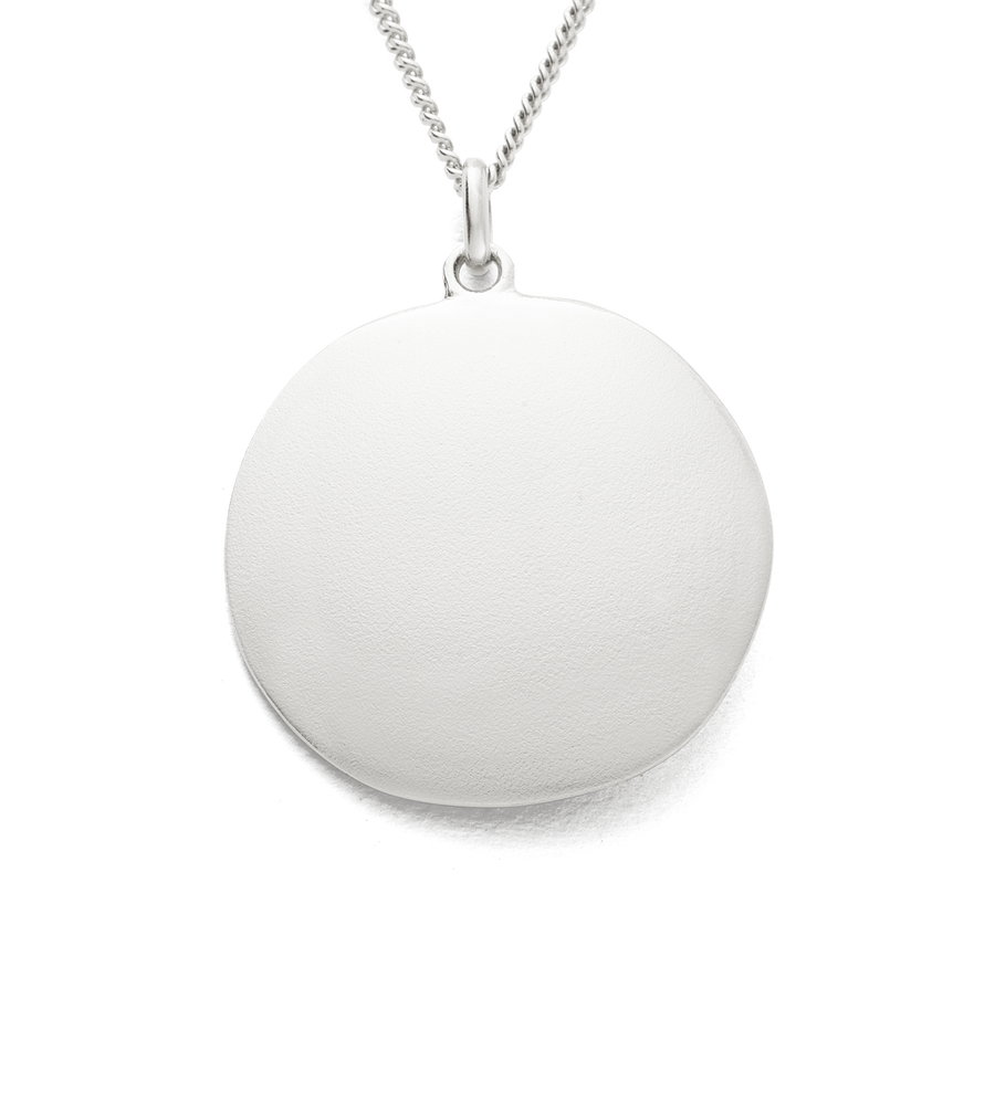 BY THE SEA COIN NECKLACE (STERLING SILVER)
