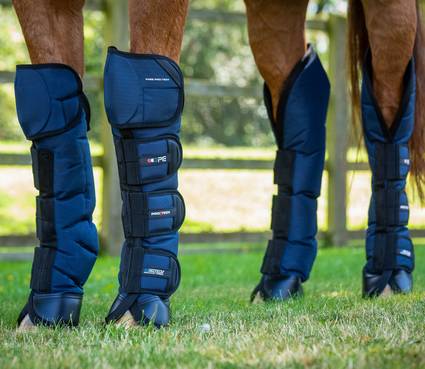 white travel boots for horses