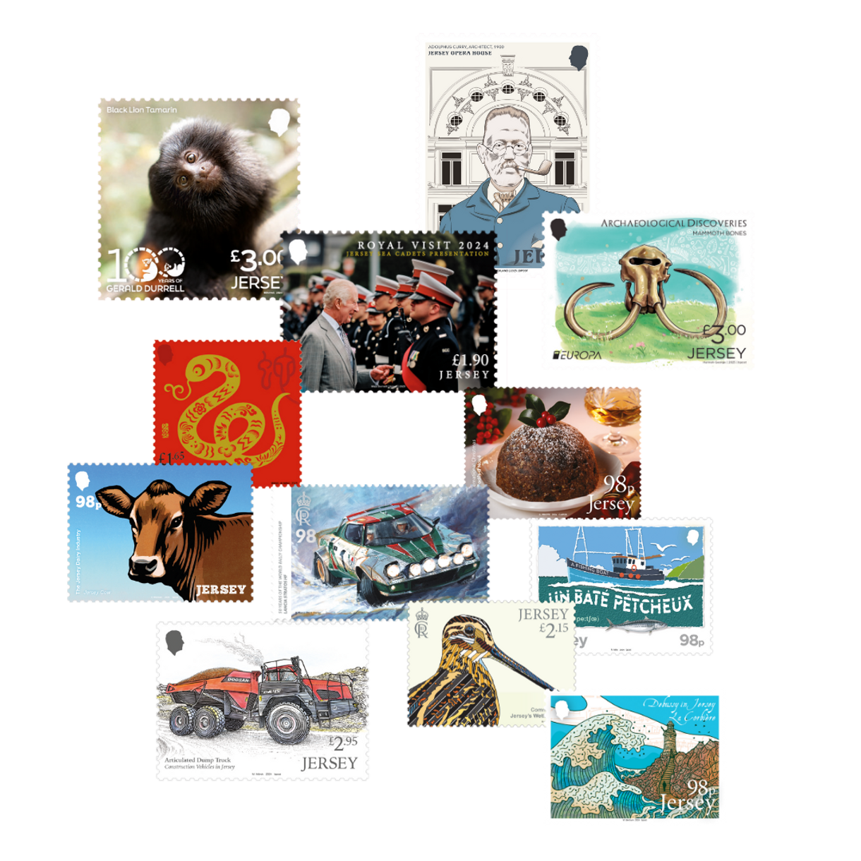 Jersey stamps subscription page graphic 