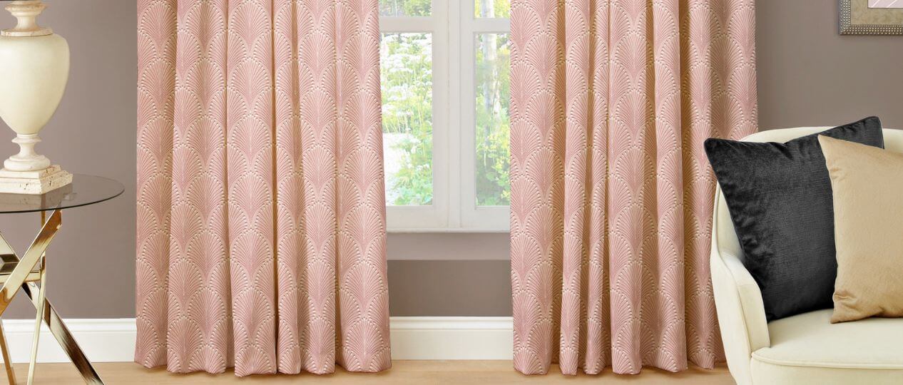 Pale deals pink curtains