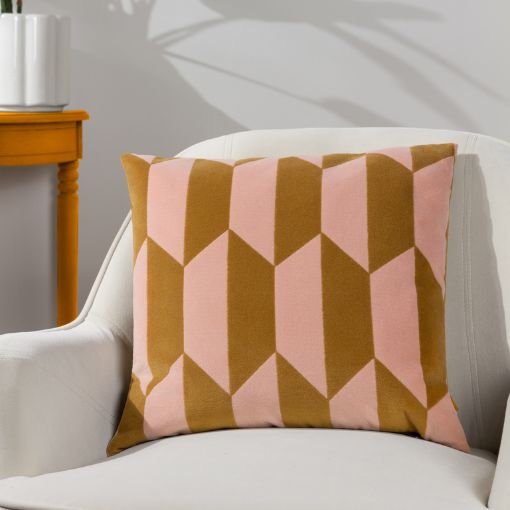 geometric. Velvet Cushions