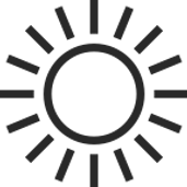 Sun icon