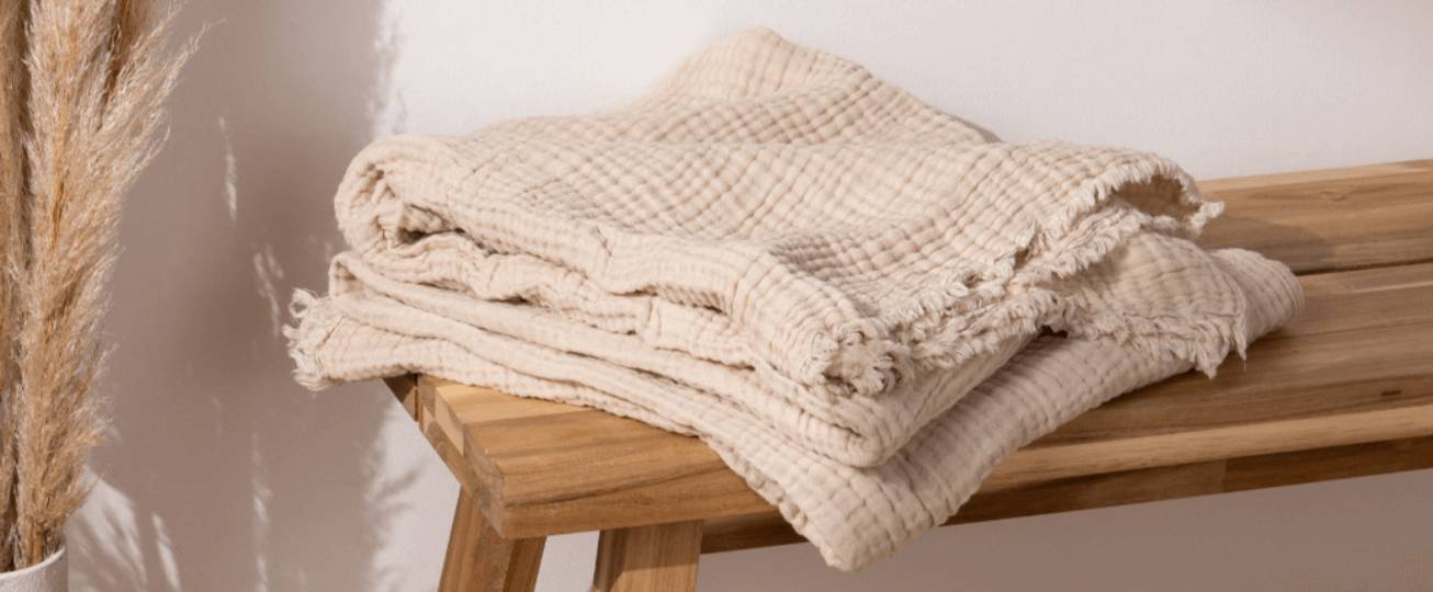 Beige Throws  Natural Colour Throw Blankets –