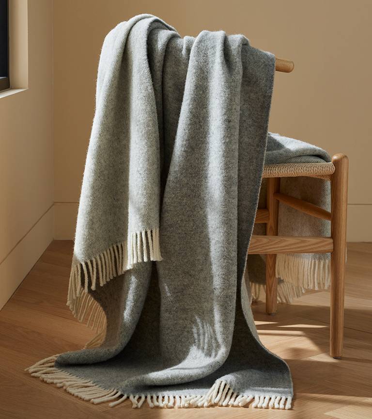 Brooklinen Pure Wool Throw Blanket