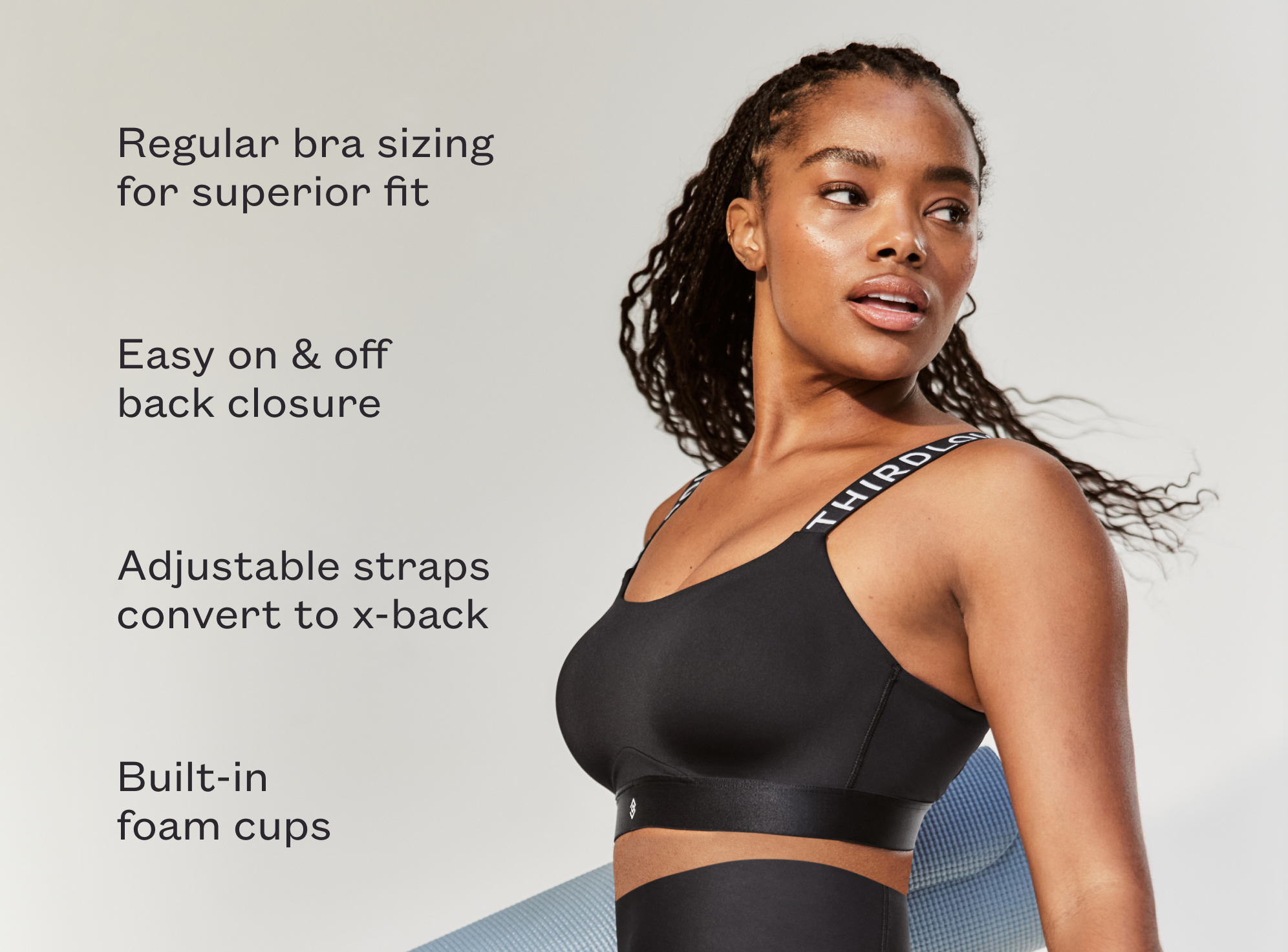 Sport High Support Sports Bra Supportive Strapless Sporty Gym Sports Bras  for Women Bandeau Comfortable High Impact : : Clothing, Shoes 