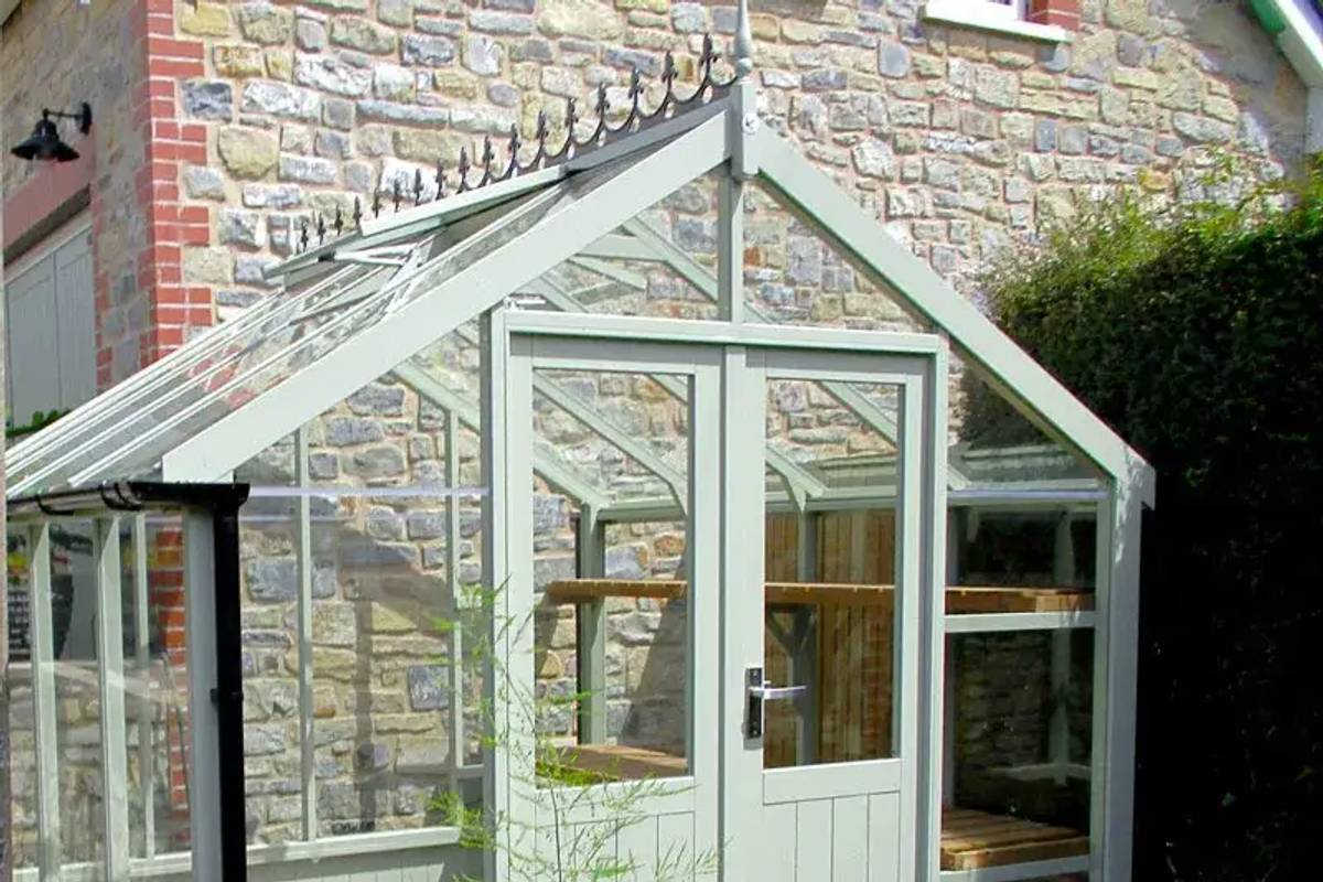 Raven wooden greenhouse