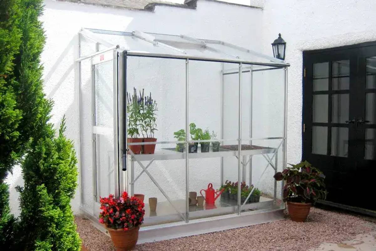 4x4 Windsor Lean To Greenhouse