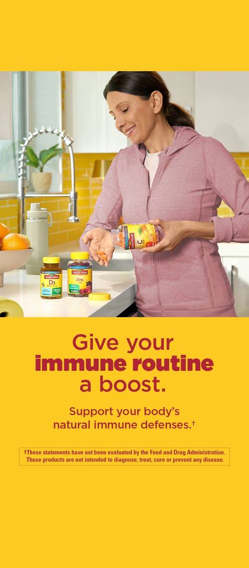 Marketing card for Immune Supplements