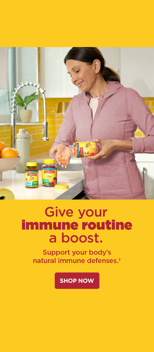 Give your immune routine a boost. Support your body’s natural immune defenses.