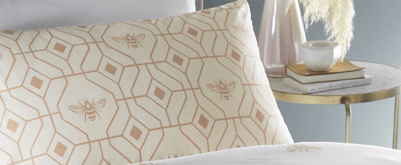 Bee Bedding, Cushions + Accessories