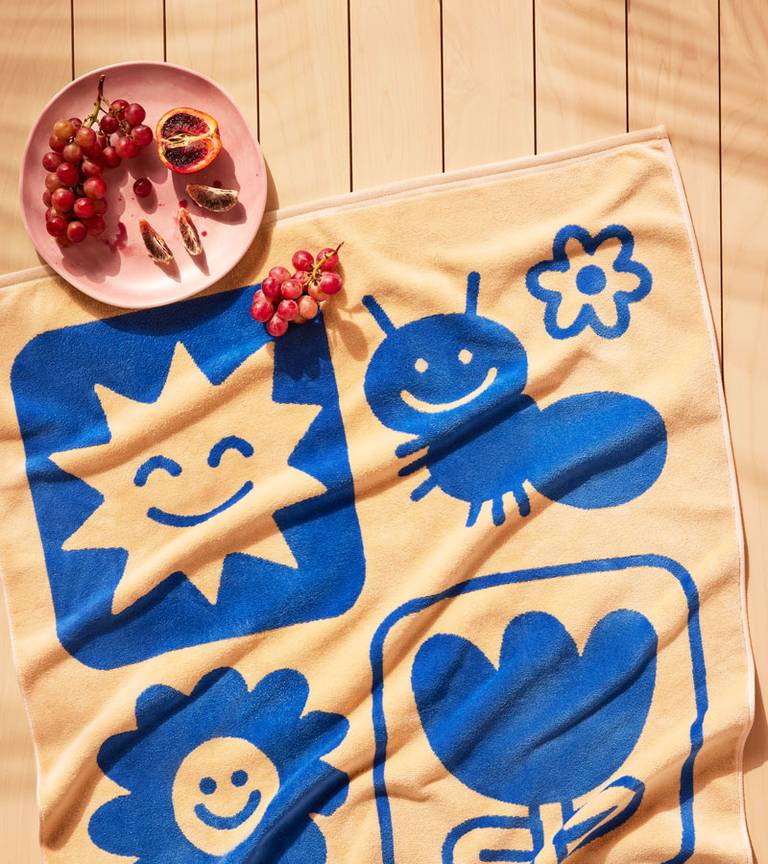 Brooklinen Dropped the Cutest Beach Towels & They're Already on