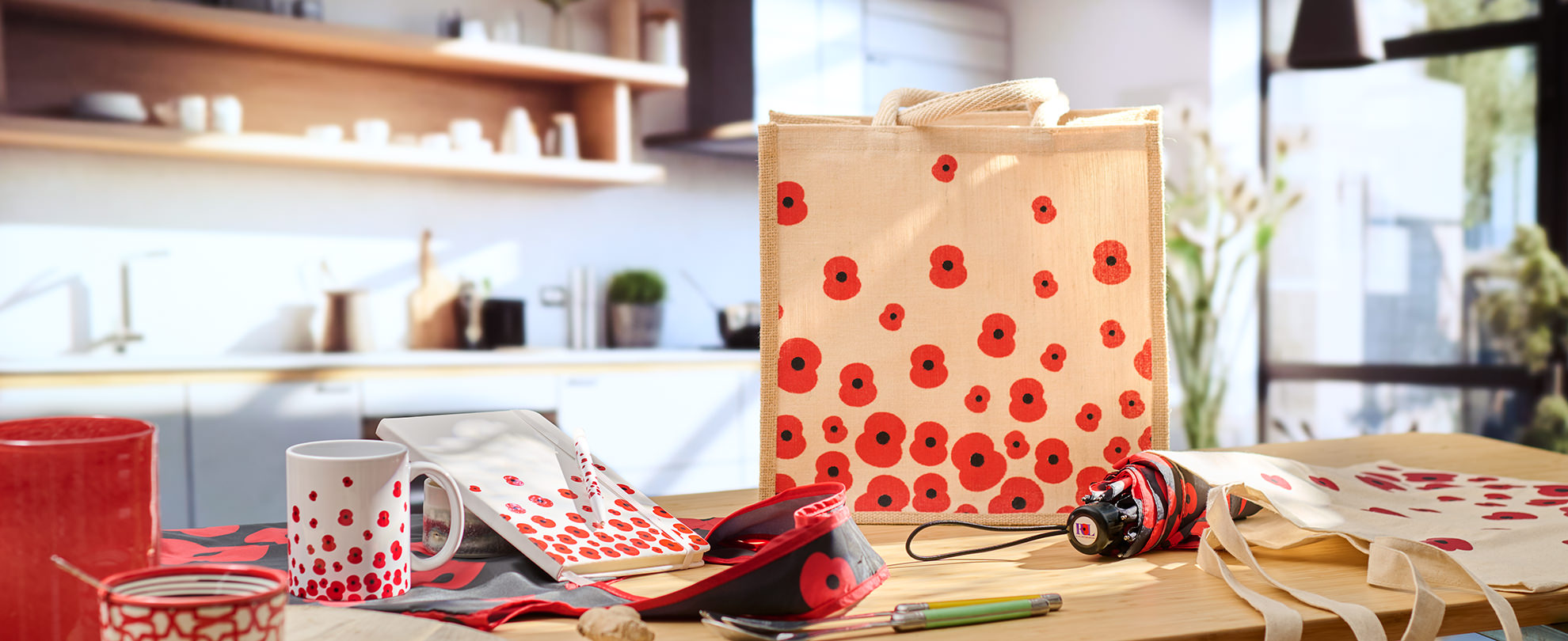 Falling Poppies Collection | Charity Gifts | Poppy Shop UK