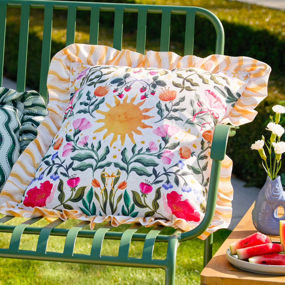 Floral Outdoor Cushions
