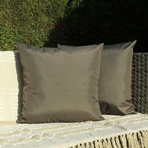 plain. Outdoor Cushions + Covers