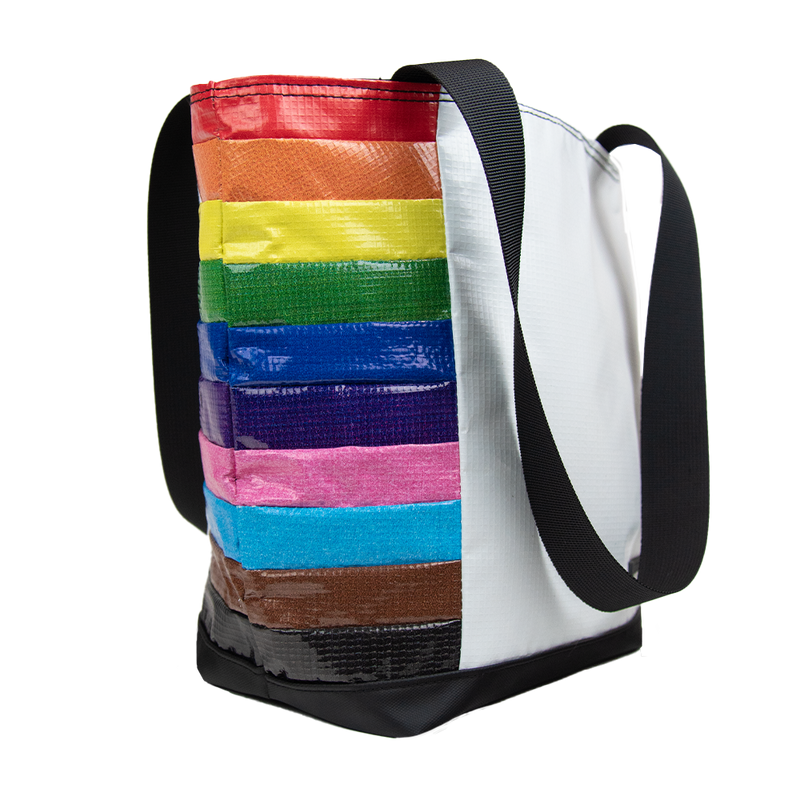 LGBTQ+ Pride Tote, Custom Painted Tote Bag, LGBT Pride Gift Bag