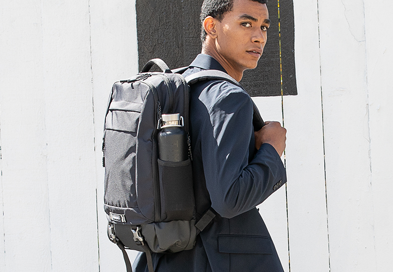 Grey backpack outlet men