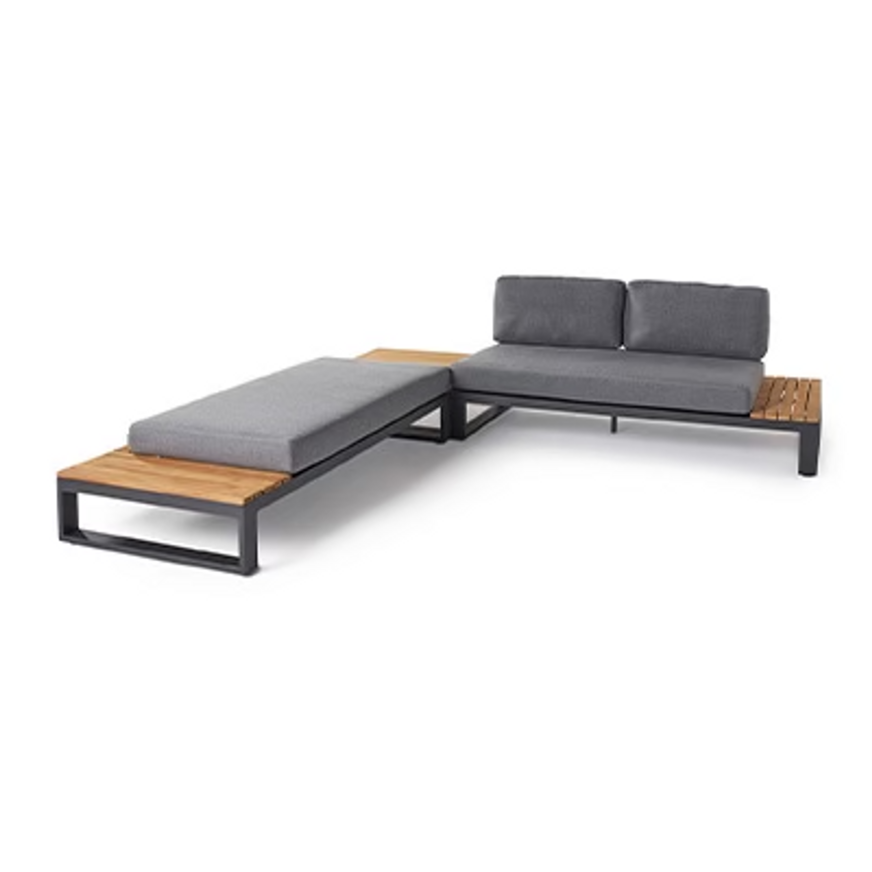 Olema Sofa in Charcoal Aluminum Terra Outdoor Living