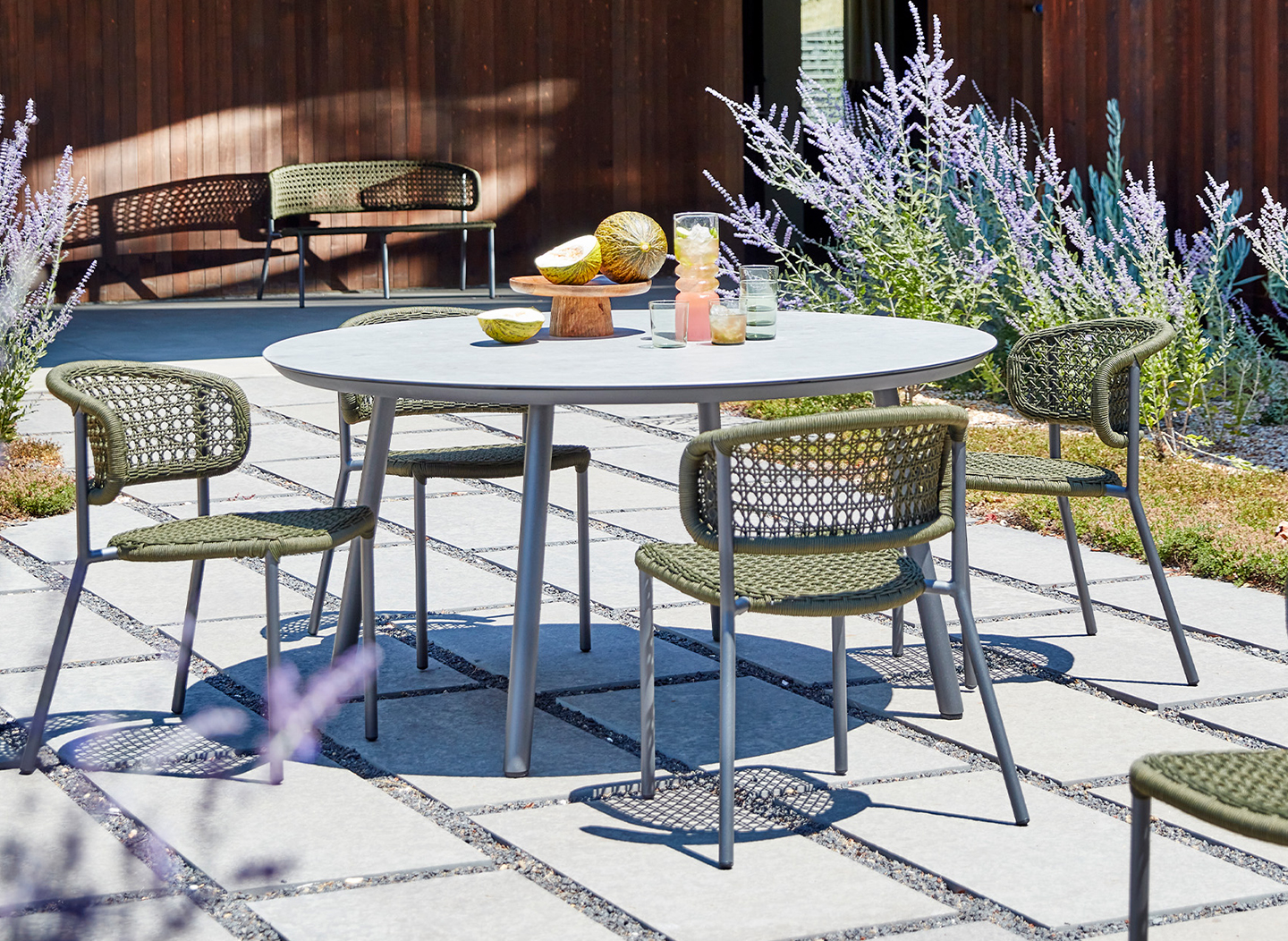 Outdoor Dining Tables - Teak, Concrete, Metal & More | Terra
