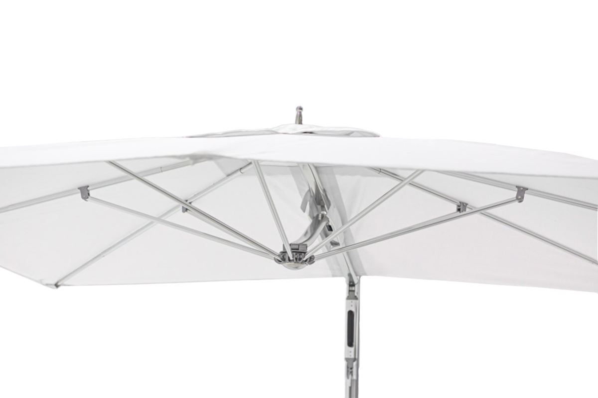 AKZ PLUS 10x13' Cantilever Umbrella - Bronze Frame & Flax Canopy