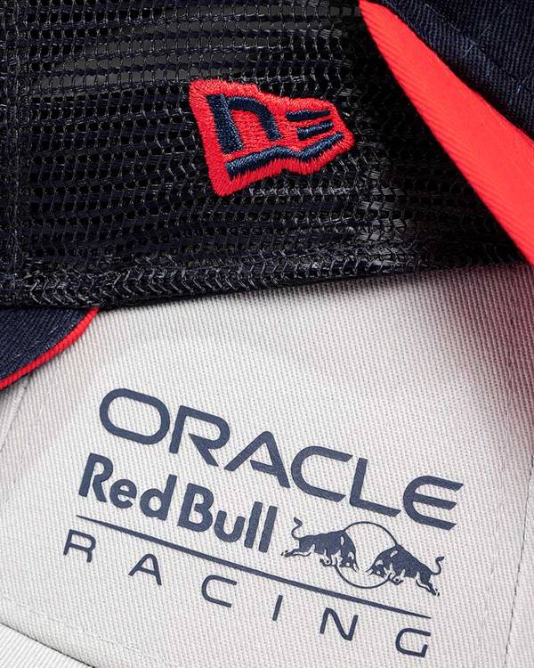 red bull racing hat close up