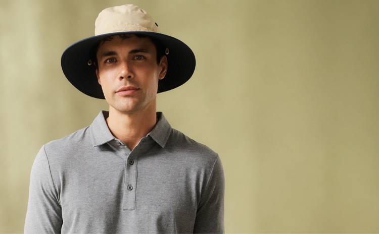 Men's Black Sun Hats - up to −30%