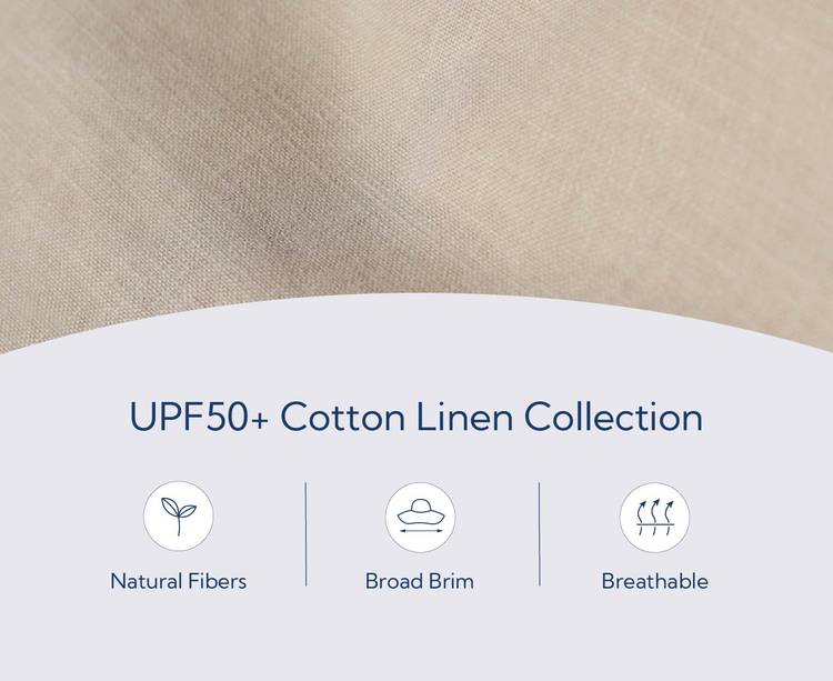 Shop Fashionable UPF 50+ Cotton Linen Sun Hats for Women – Solbari
