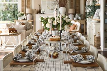 Rattan Placemat Round Brown