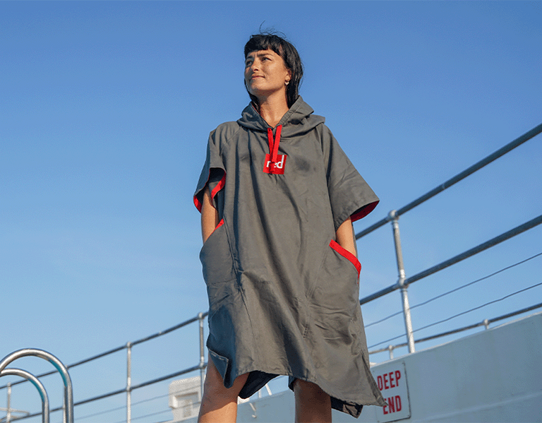 Quick Dry Microfibre Changing Robes For Women | Red Original