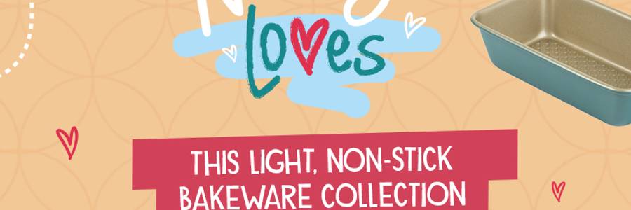 Nadiya Loves - this light, non-stick bakeware collection