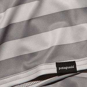 Patagonia uses HeiQ® Fresh, a silver-ion-based odor-control additive, so you can wear garments more and need to wash them less.