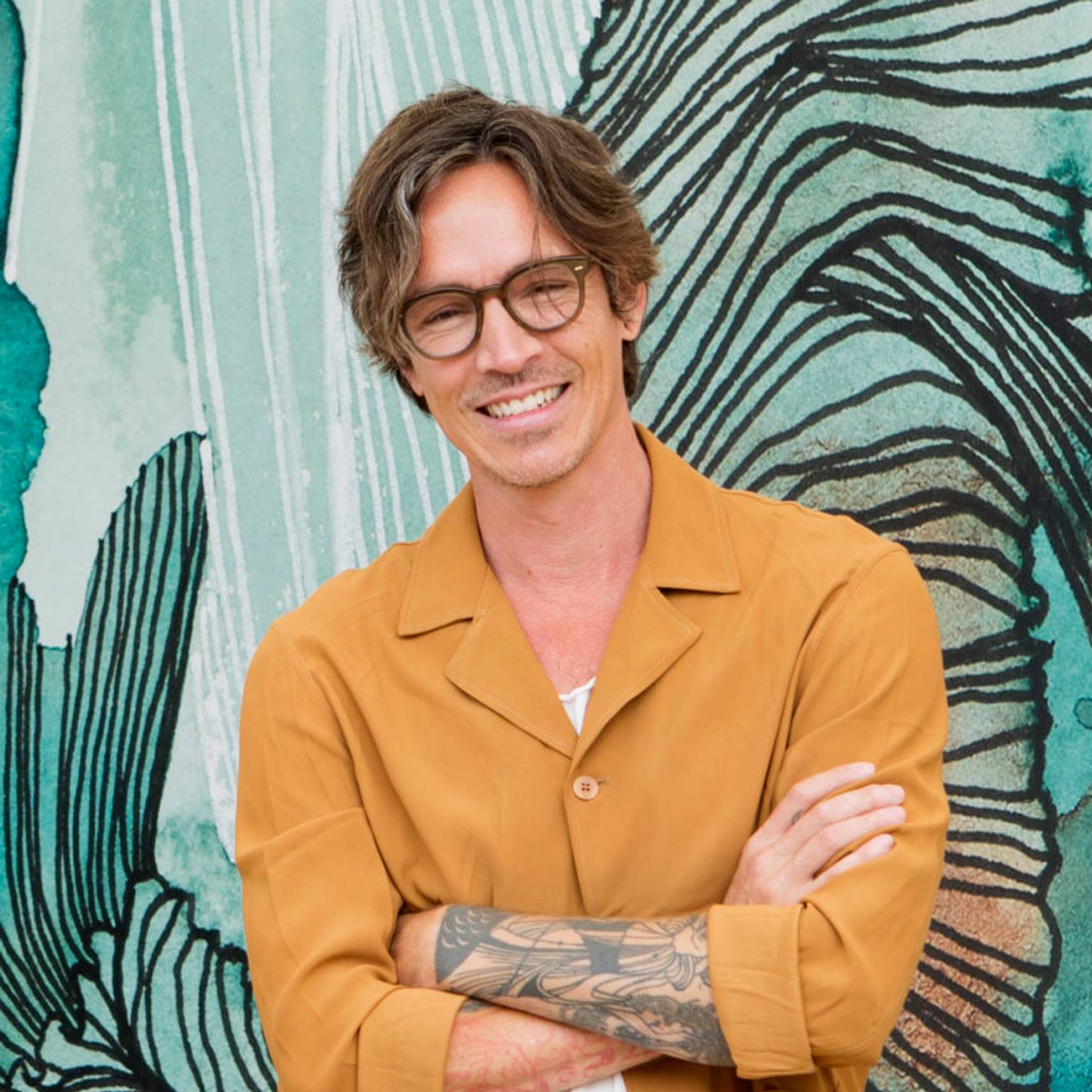 Pictured: Brandon Boyd - American singer, songwriter, and painter.