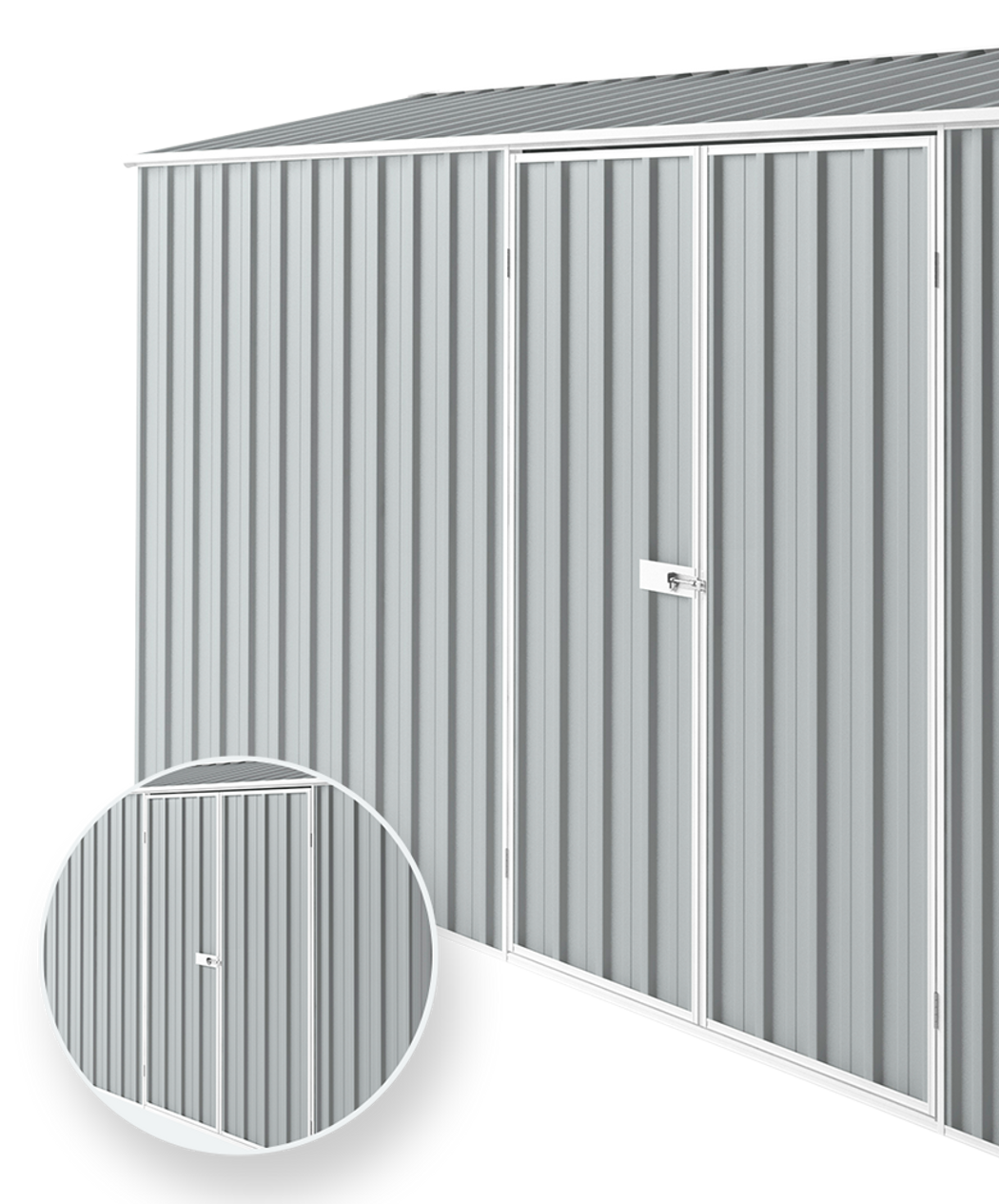 EasyShed Gable Roof Garden Shed 3m (w) x 3m (d) x 2.4m (h) Contemporary