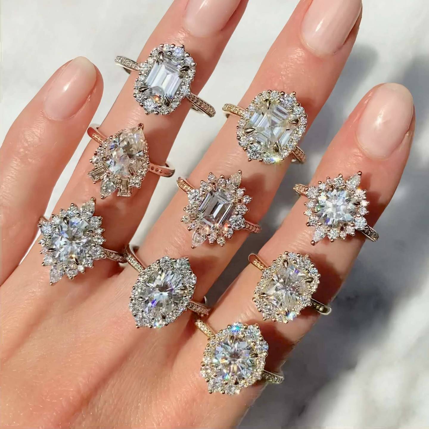 Unique and Vintage-Inspired Moissanite Engagement Rings for 2023