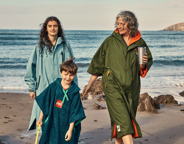 Red Grey Changing Robe Outdoor Changing Robes, Towels, & Accessories | Red Original