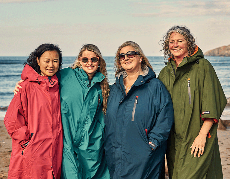 Red Grey Changing Robe Outdoor Changing Robes & Towels For Women | Red Original