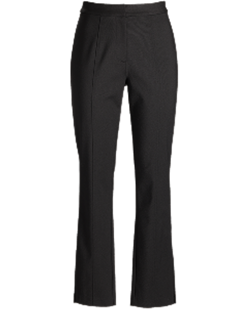 Black straight leg pants