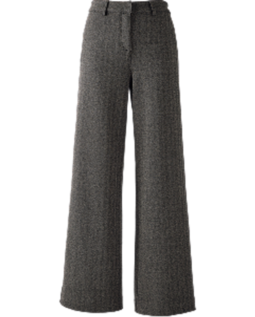 Wide leg grey pant
