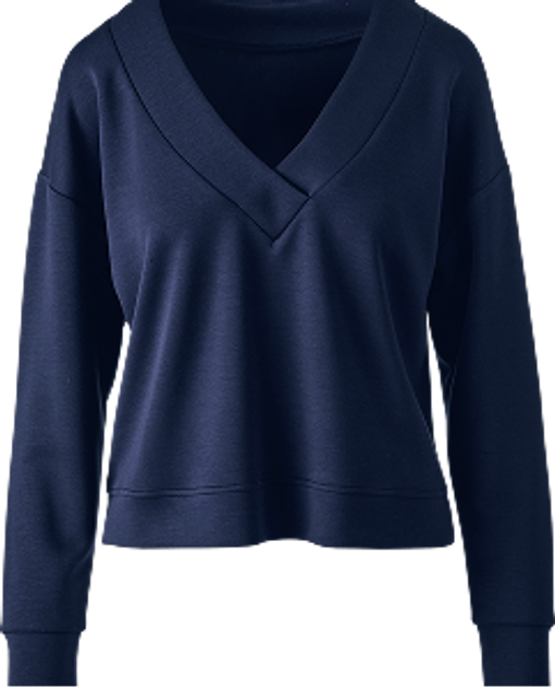 navy athleisure sweater