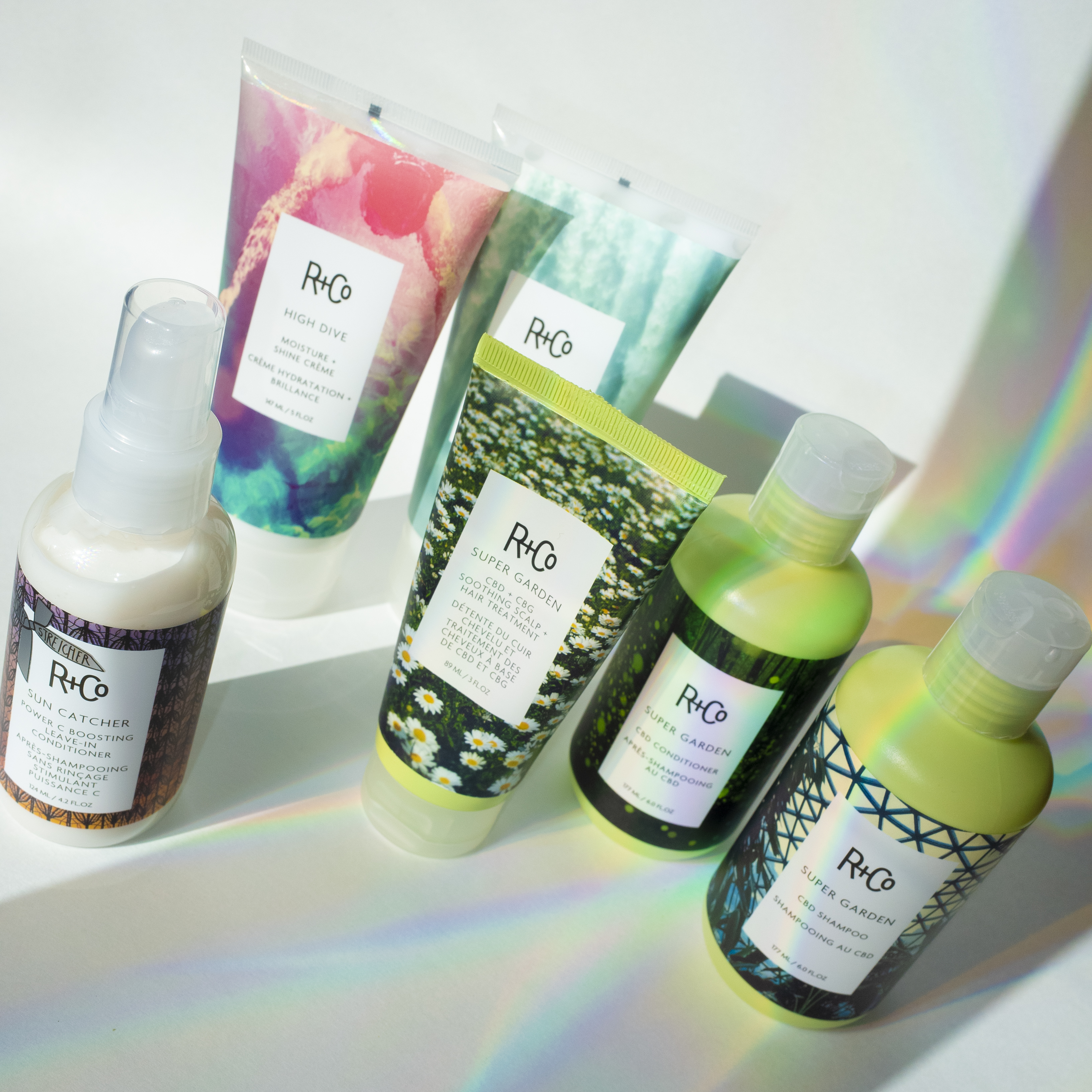 R+Co Scalp Scrub and Shampoo and Workable fashion Hairspray