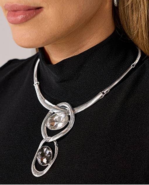 silver necklace