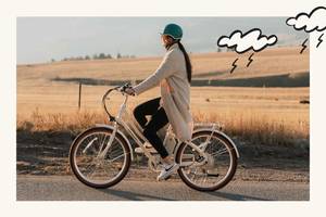 electric vintage bicycle Custom Black Wave Fat Tire eBike 750W Caf Racer Style First Look: Vintage Electric Bikes