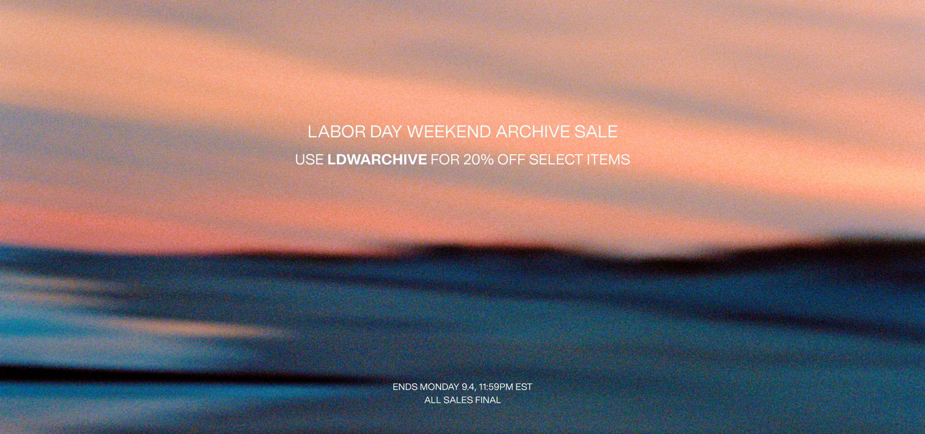 LDW Archive Sale